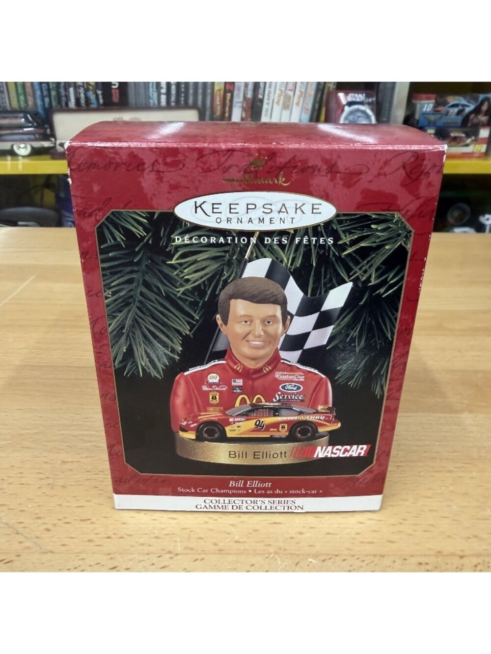 Hallmark Ornament  1999 Bill Elliott Stock car Champions Nascar #3
